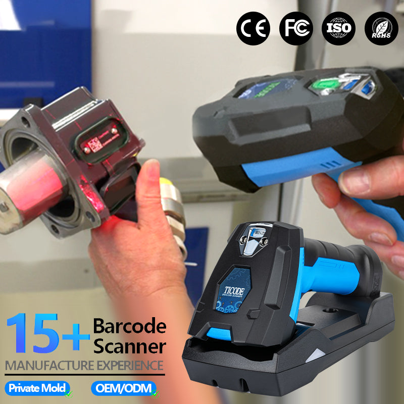 Ultra-rugged IP68 Industrial Barcode Scanner RiCODE TI6820HD