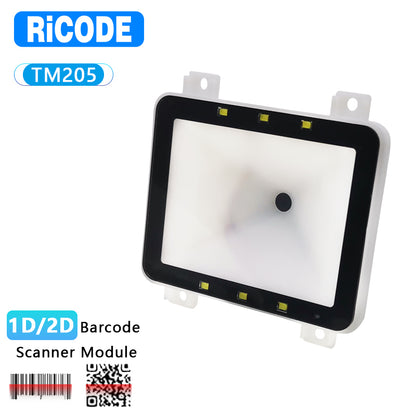 Embedded QR Code Scanning Module USB and UART Serial Port Barcode Scanner Identification Module Bar Code Reader for Access Control, Locker Scan Code Payment etc